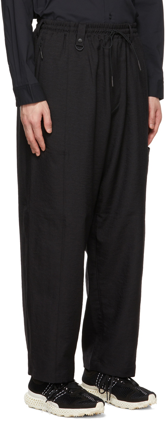 Y-3 Black Classic Sport Uniform Cargo Pants Y-3