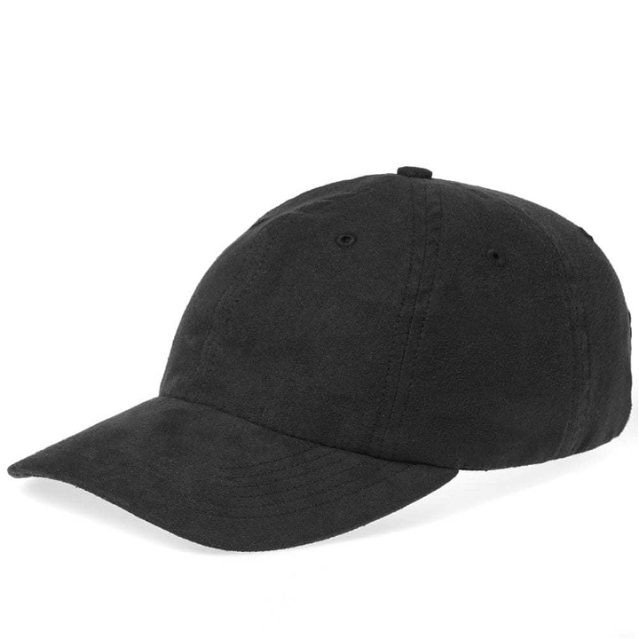 Photo: Norse Projects Fake Suede Sports Cap Black