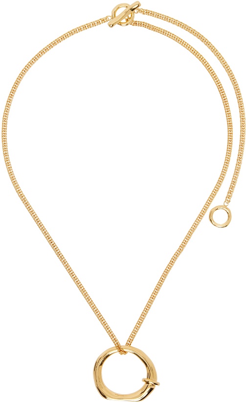 Photo: Jil Sander Gold Pendant Necklace