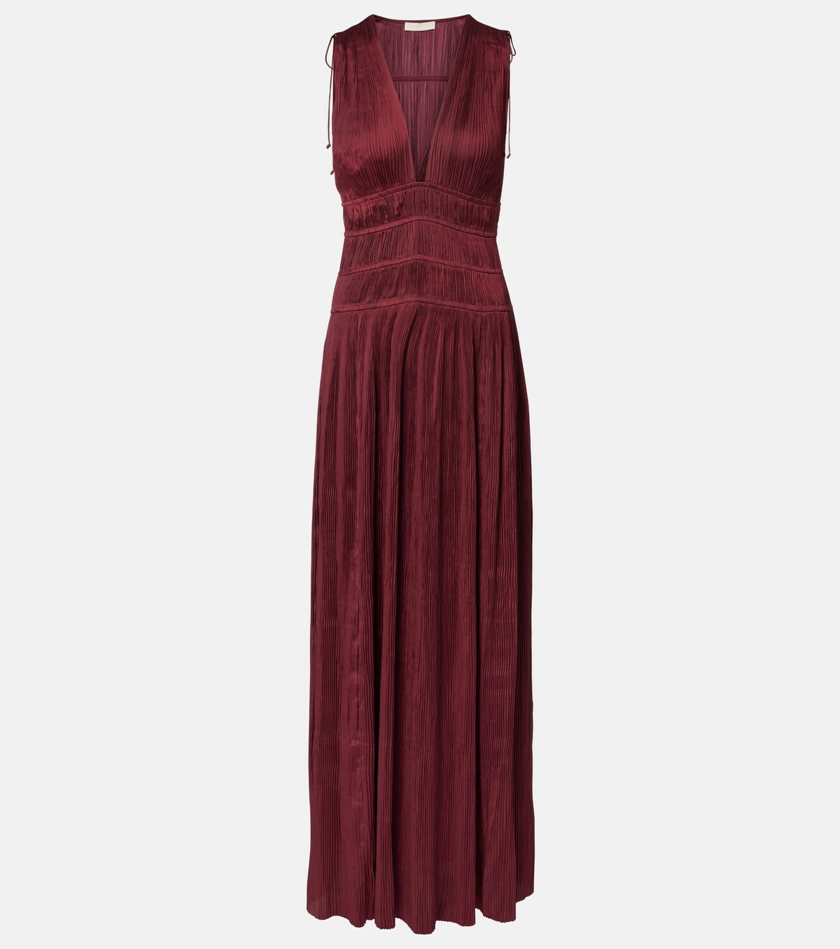 Ulla Johnson Tasneem satin plissé gown