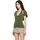 Sandy Liang Khaki Bellini Top