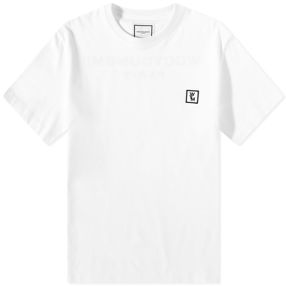 Wooyoungmi Men's Back Logo T-Shirt in White Wooyoungmi