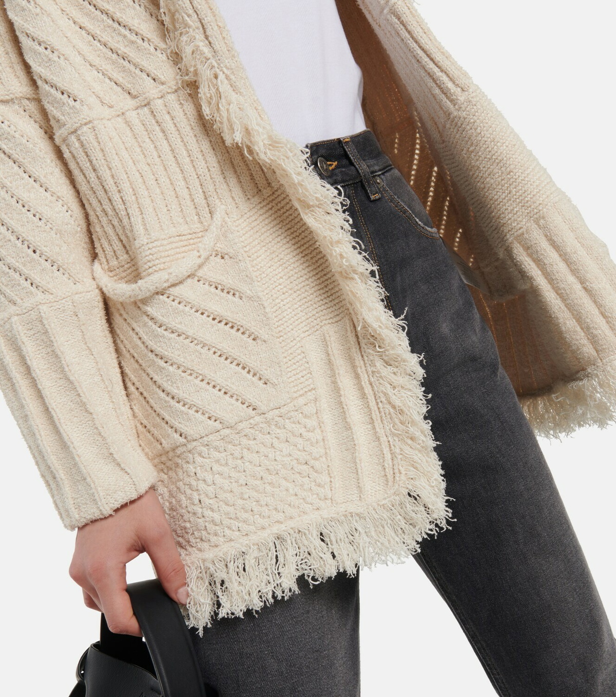 Golden Goose - Embellished jacquard knit cardigan