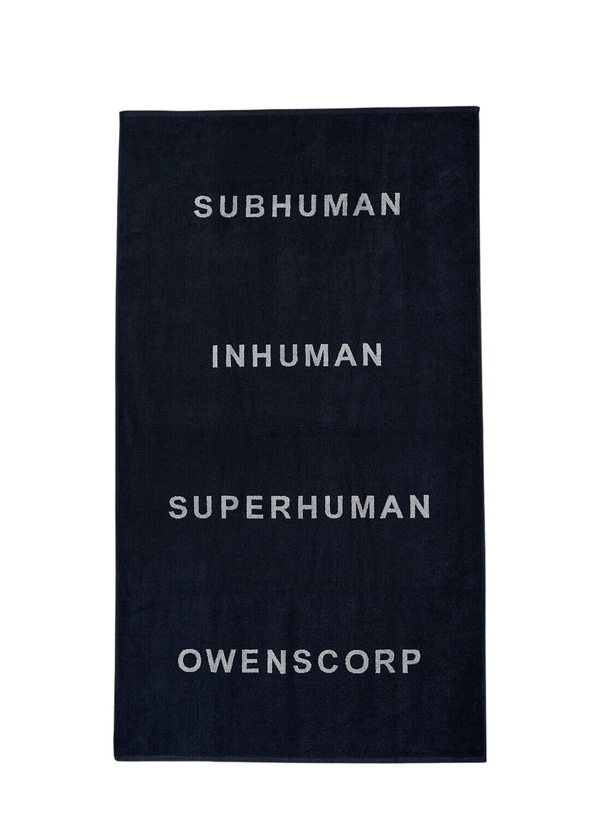 Photo: Rick Owens Logo Motif Beach Towel