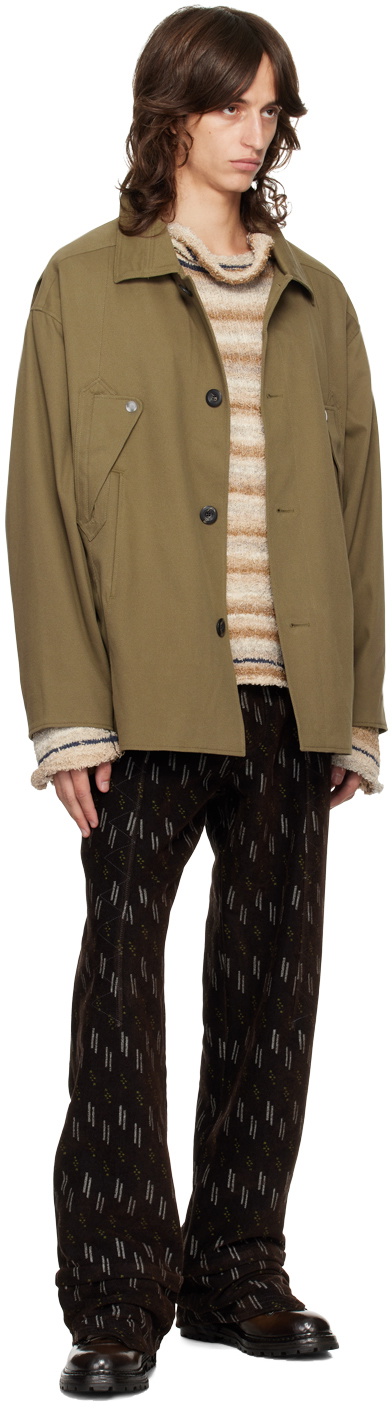 Kiko Kostadinov Green Annina Coat