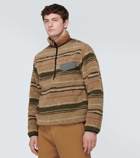 Ranra Thjorsar striped wool-blend jacket