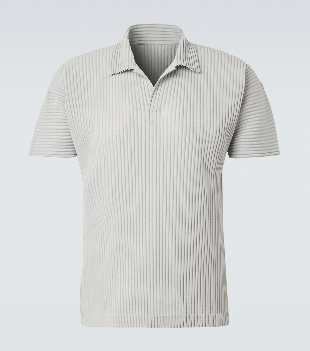 Homme Plissé Issey Miyake Basics pleated polo shirt