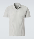 Homme Plissé Issey Miyake Basics pleated polo shirt