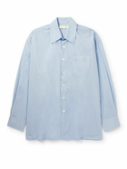 Our Legacy - Borrowed Cotton-Blend Poplin Shirt - Blue