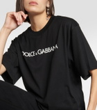 Dolce&Gabbana DG cropped cotton jersey T-shirt