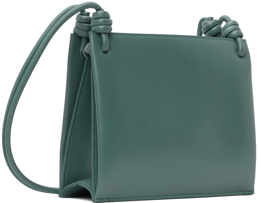 Giro Small leather crossbody bag in black - Jil Sander