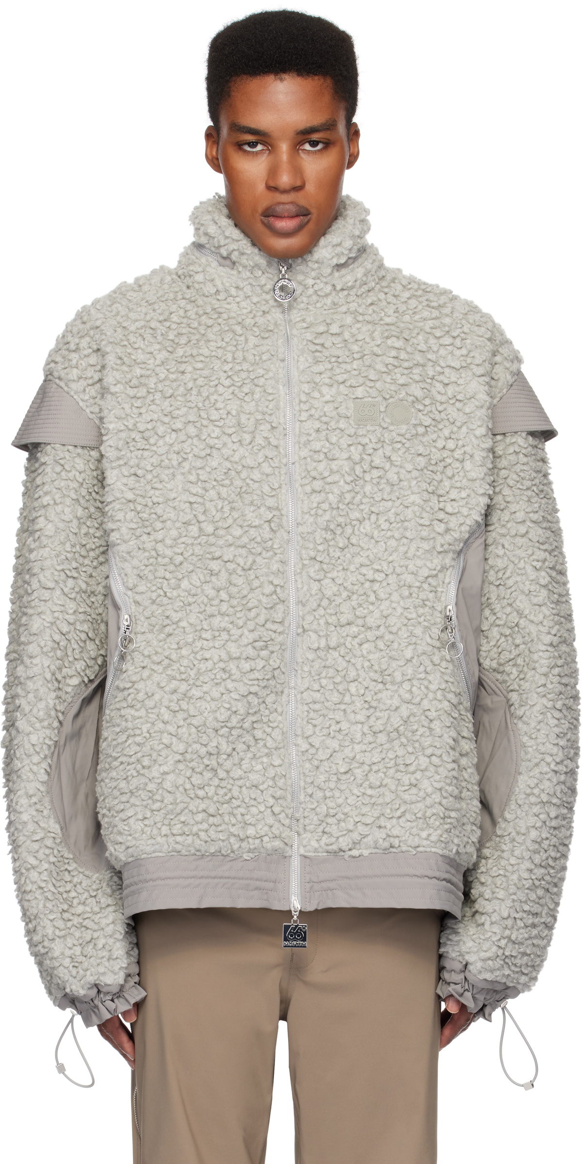 Charlie Constantinou Gray 66°North Edition Hybrid Jacket