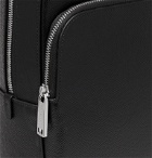 Hugo Boss - Signature Full-Grain Leather Backpack - Black