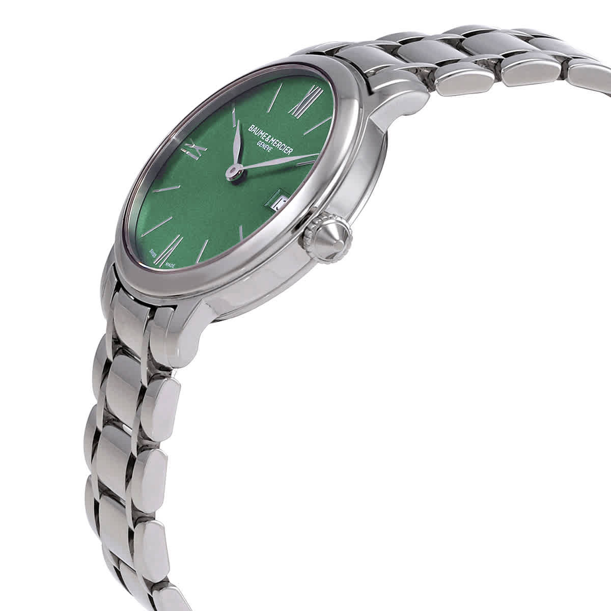 Baume et Mercier Classima Quartz Green Dial Ladies Watch M0A10609