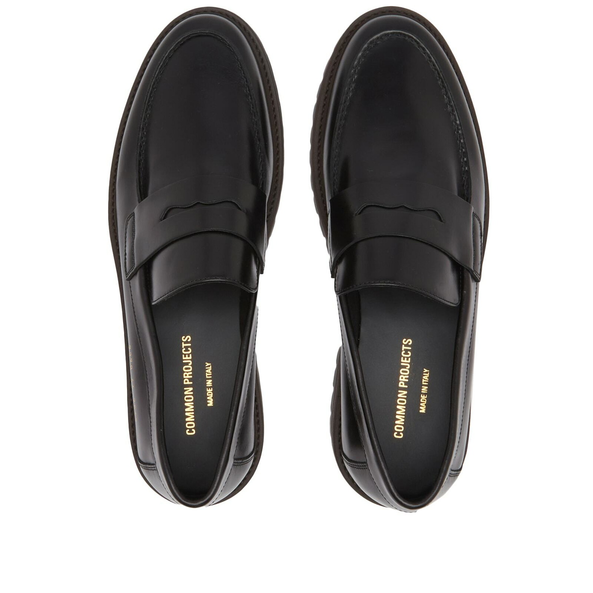 Common Projects Men's Lug Sole Loafer in Black Common Projects