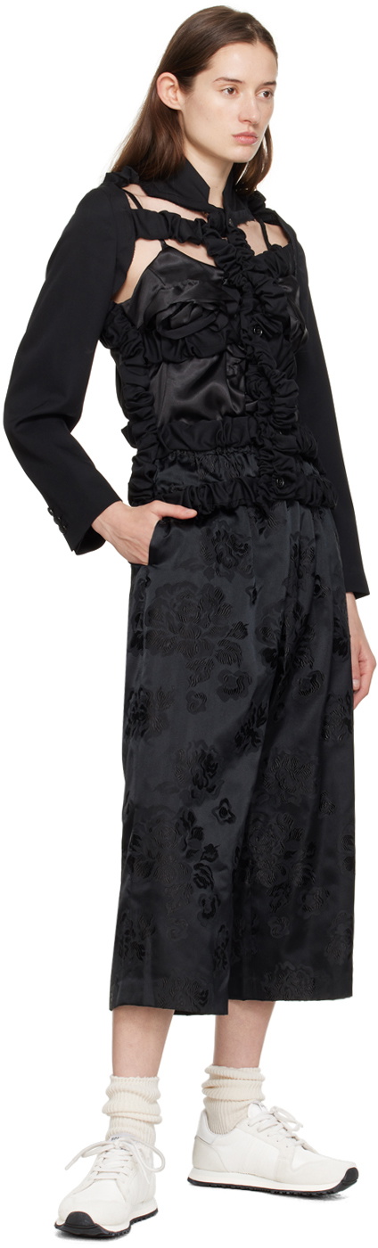 Comme des Garçons Comme des Garçons Black Cutout Blazer
