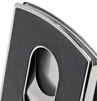 Montblanc - Sartorial Cross-Grain Leather and Silver-Tone Card Case - Black