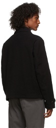 Ermenegildo Zegna Black Brushed Cashmere Jacket