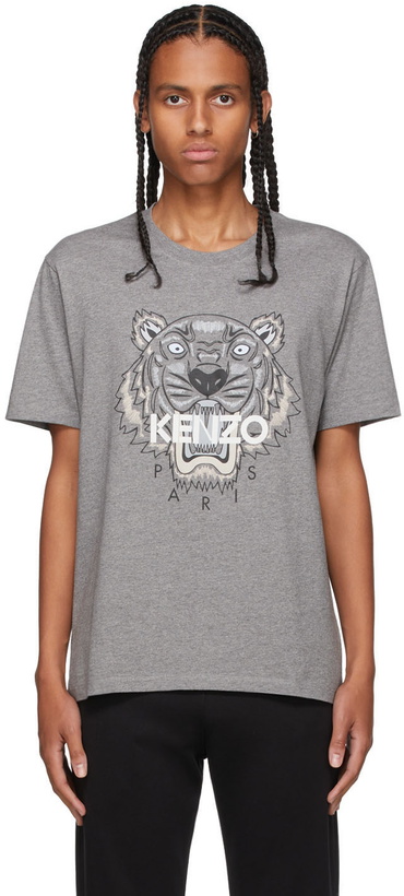 Photo: Kenzo Grey Tiger Classic T-Shirt