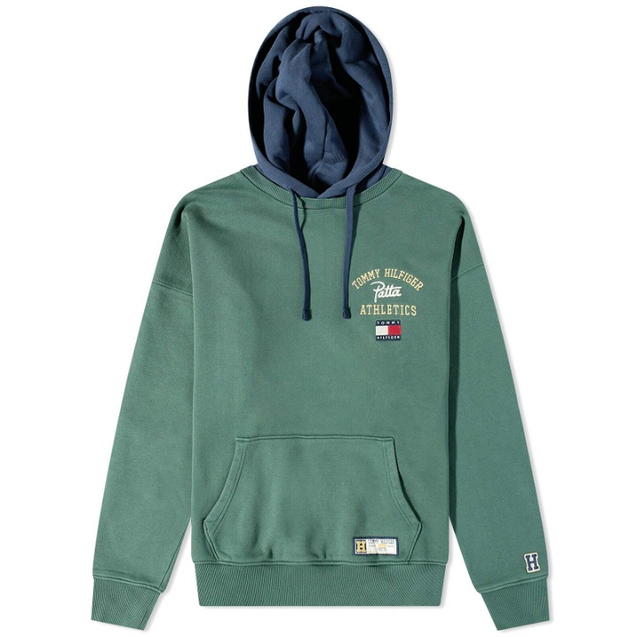 Photo: Tommy Jeans x Patta Hoody in Midnight Green