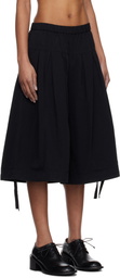 CASEY CASEY Black Pli Shorts