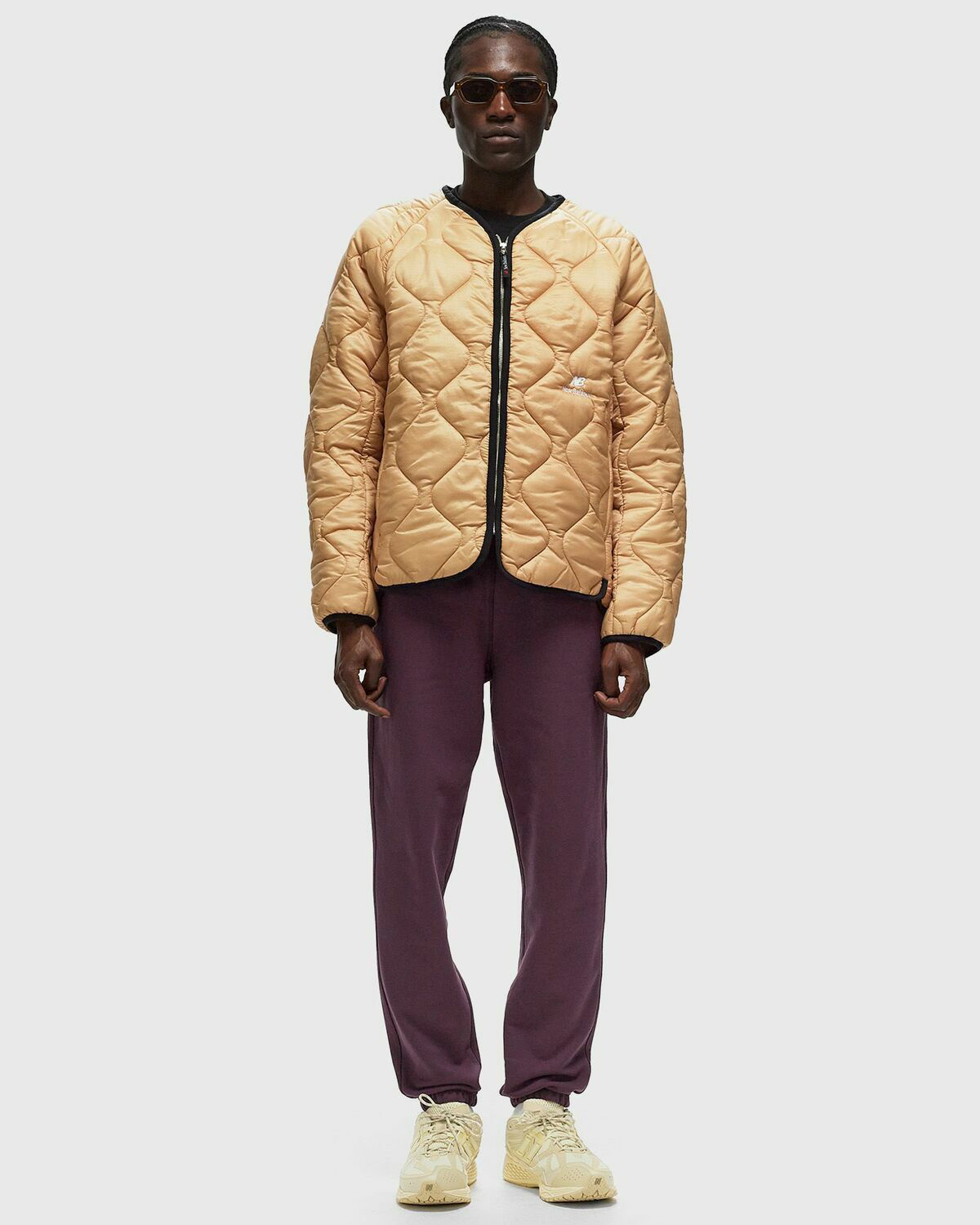 New Balance Quilted Jacket Brown Windbreaker New Balance