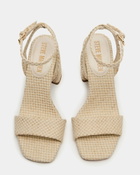 Steve Madden Messa Heels in Natural Raffia