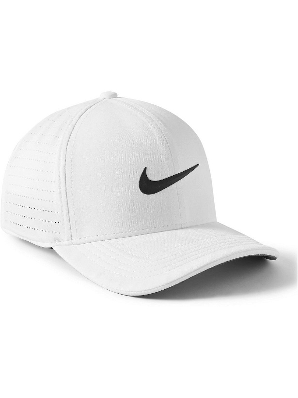 Photo: Nike Golf - AeroBill Classic99 Perforated Dri-FIT ADV Golf Cap - White