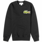 Comme des Garçons SHIRT Men's x Lacoste Crew Sweat in Black