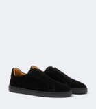 Magnanni Canelo Slip suede sneakers