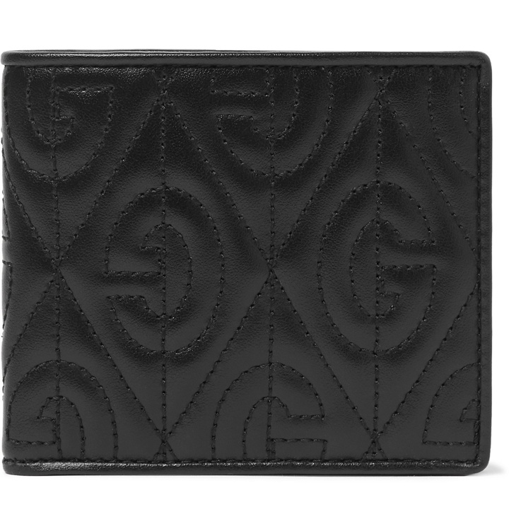 Photo: Gucci - Rhombus Quilted Leather Billfold Wallet - Black
