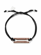Lauren Rubinski Sterling Silver Diamond Drawstring Bracelet