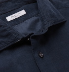 Boglioli - Slim-Fit Cotton-Corduroy Shirt - Blue