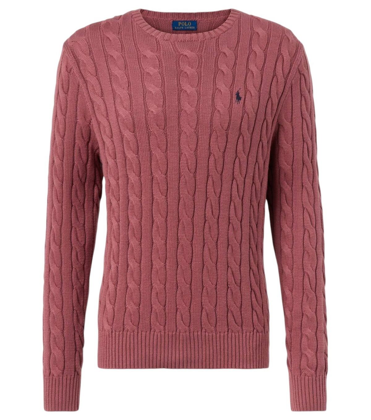 ★★POLO RALPH LAUREN★★ Cable knit cotton sweater red MNPO Polo Ralph Lauren - Cable-Knit Cotton Sweater - Red Polo