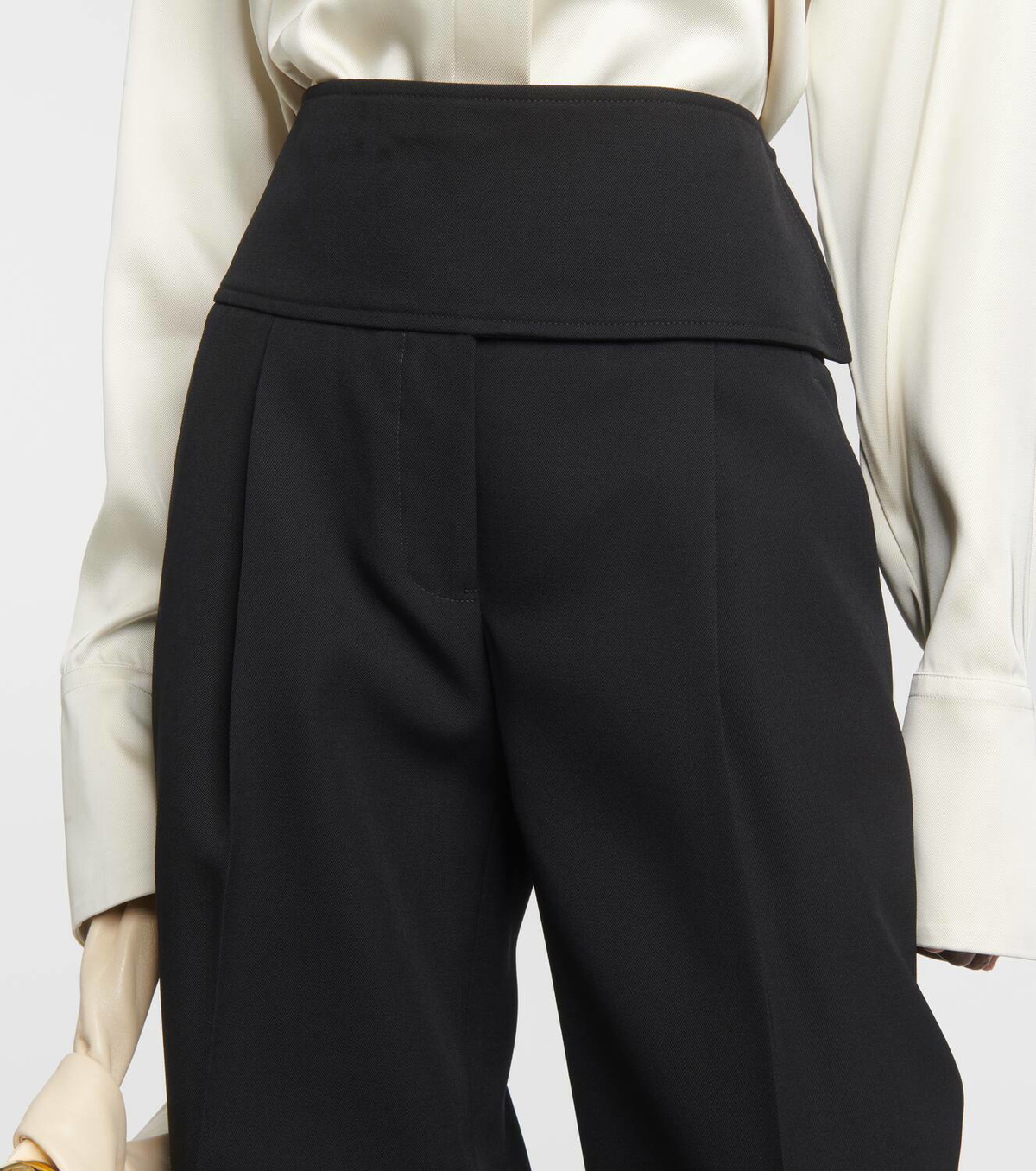 Jil Sander High-rise wool wide-leg pants Jil Sander