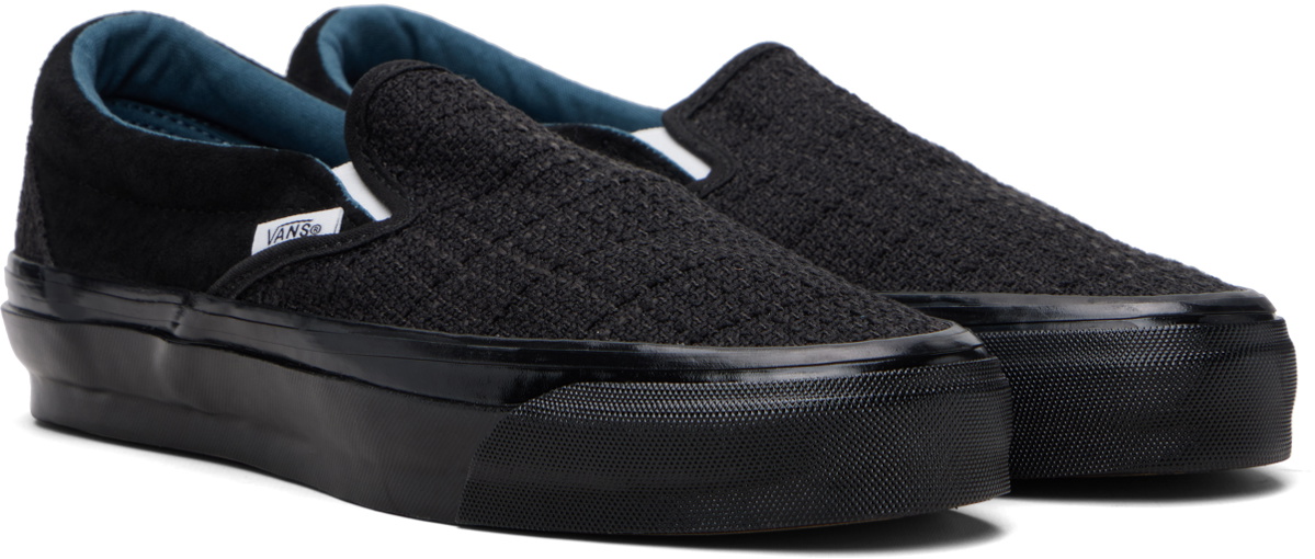 Vans Black Premium Classic Slip-On Sneakers