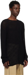 LOW CLASSIC SSENSE Exclusive Black Resort Sweater