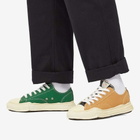 Maison MIHARA YASUHIRO Men's Original Sole Overdyed Lowcut Sneakers in Yellow