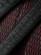 Christian Louboutin - Explorafunk Rubber-Trimmed Full-Grain Leather Backpack