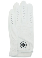 Malbon Clover Leather Golf Glove White