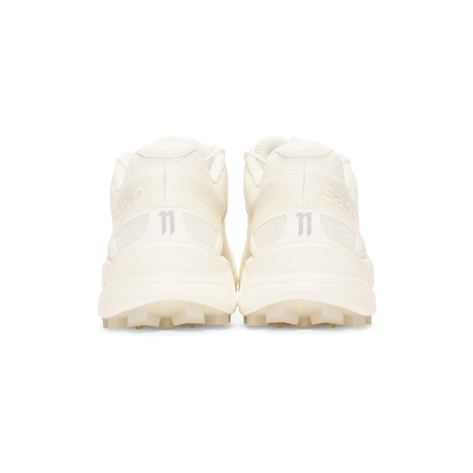 Boris Bidjan Saberi White Salomon Edition Speedcross 3 Clear Sneakers