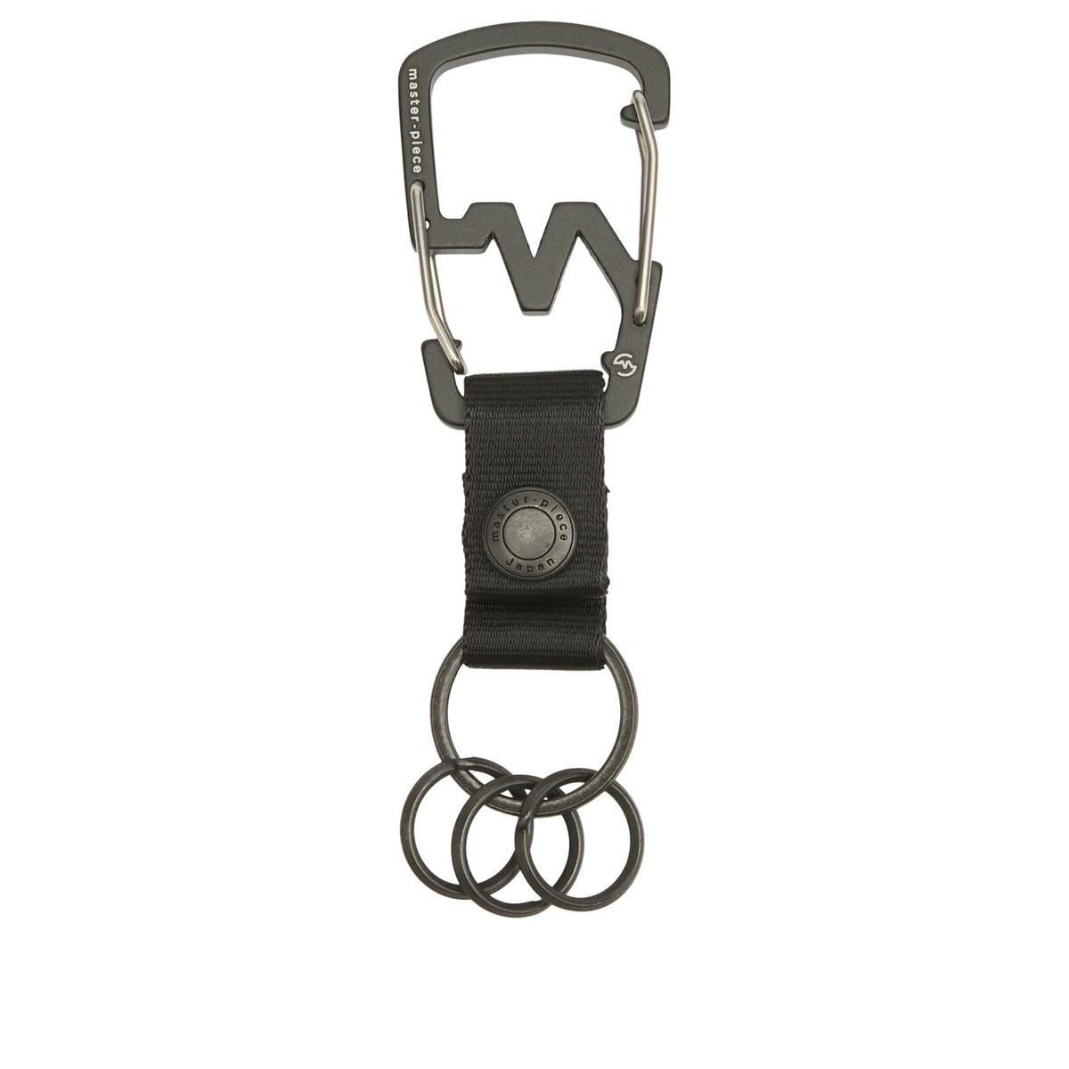 Master-Piece M-Carabiner Key Ring in Black 