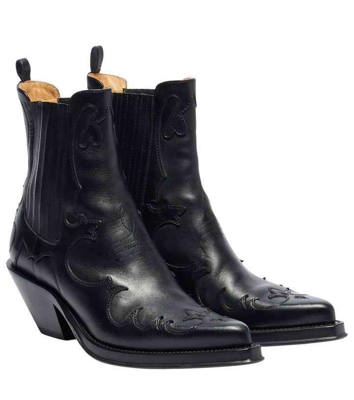 Photo: Gabriela Hearst Cassidy cow-print leather cowboy boots