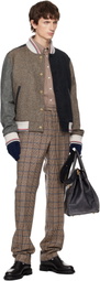 Thom Browne Multicolor Button Up Bomber Jacket