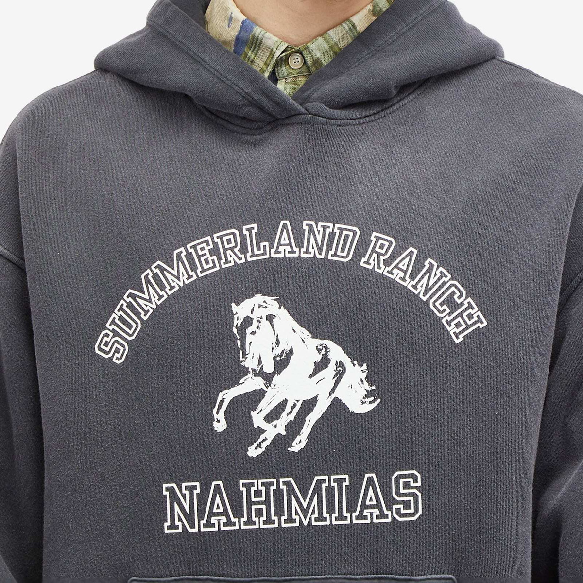 Nahmias Men's Summerland Ranch Hoodie in Worn Black