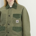 Bode Women's Waxed Craft Jacket in Light Green