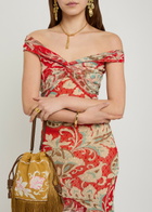 Etro Floral Print Lace Maxi Dress Multicoloured