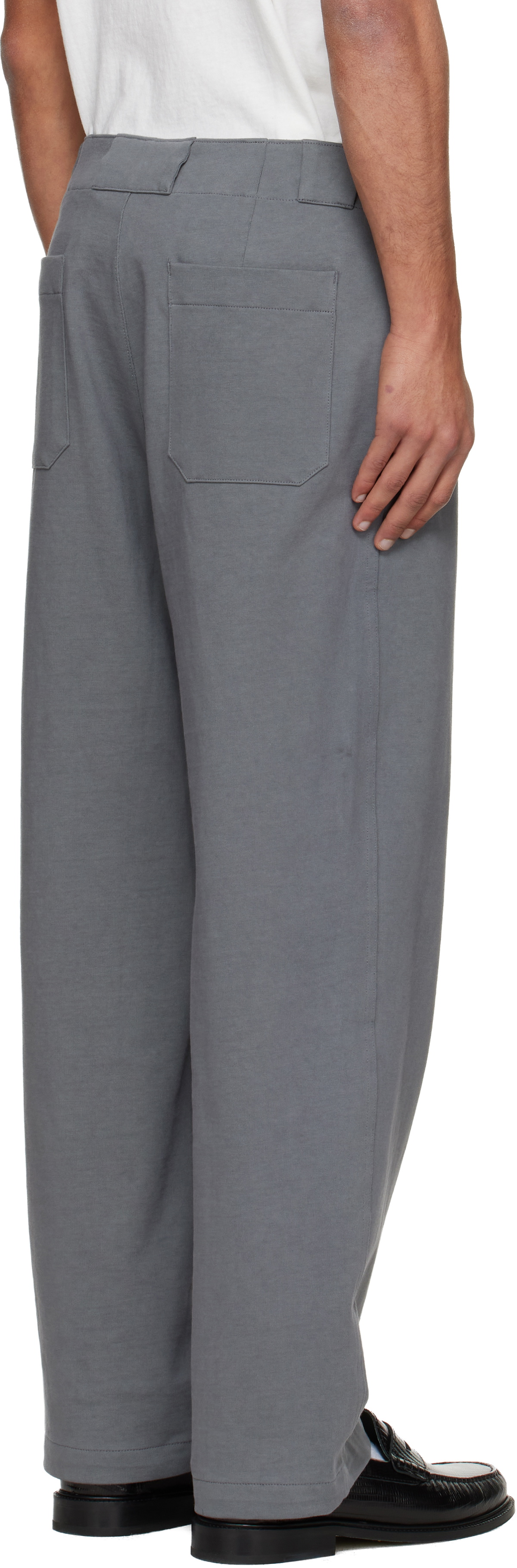 Lady White Co. Gray Jersey Trousers