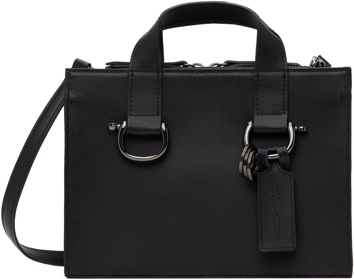 YOHJI YAMAMOTO Black Zipper Mini Bag