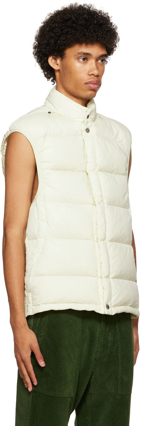 Stone Island Shadow Project Green & Beige Track Down Jacket Stone Island Shadow Project Green & Beige Track Down Jacket